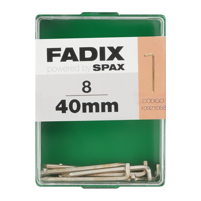 Imagen 0 de Alcayata Acero Cuadrada 40 mm - Caja 8 Uds