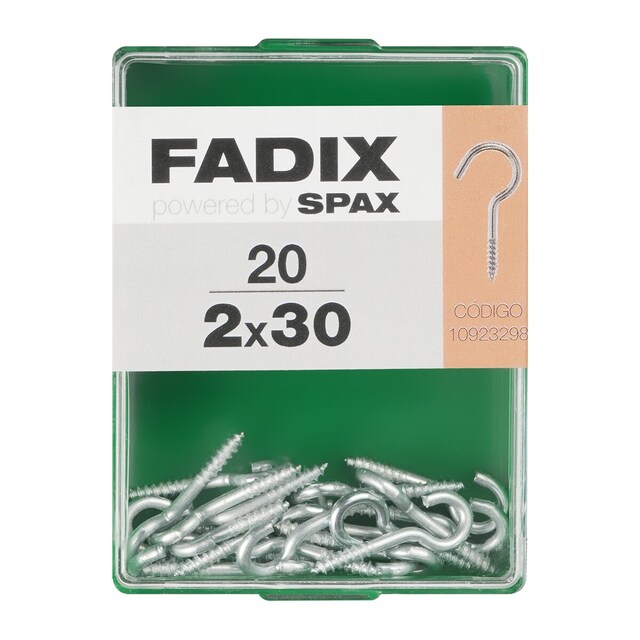 Imagen 0 de Hembrilla Abierta Cinc Ø2 x 30 mm - Caja 20 Uds