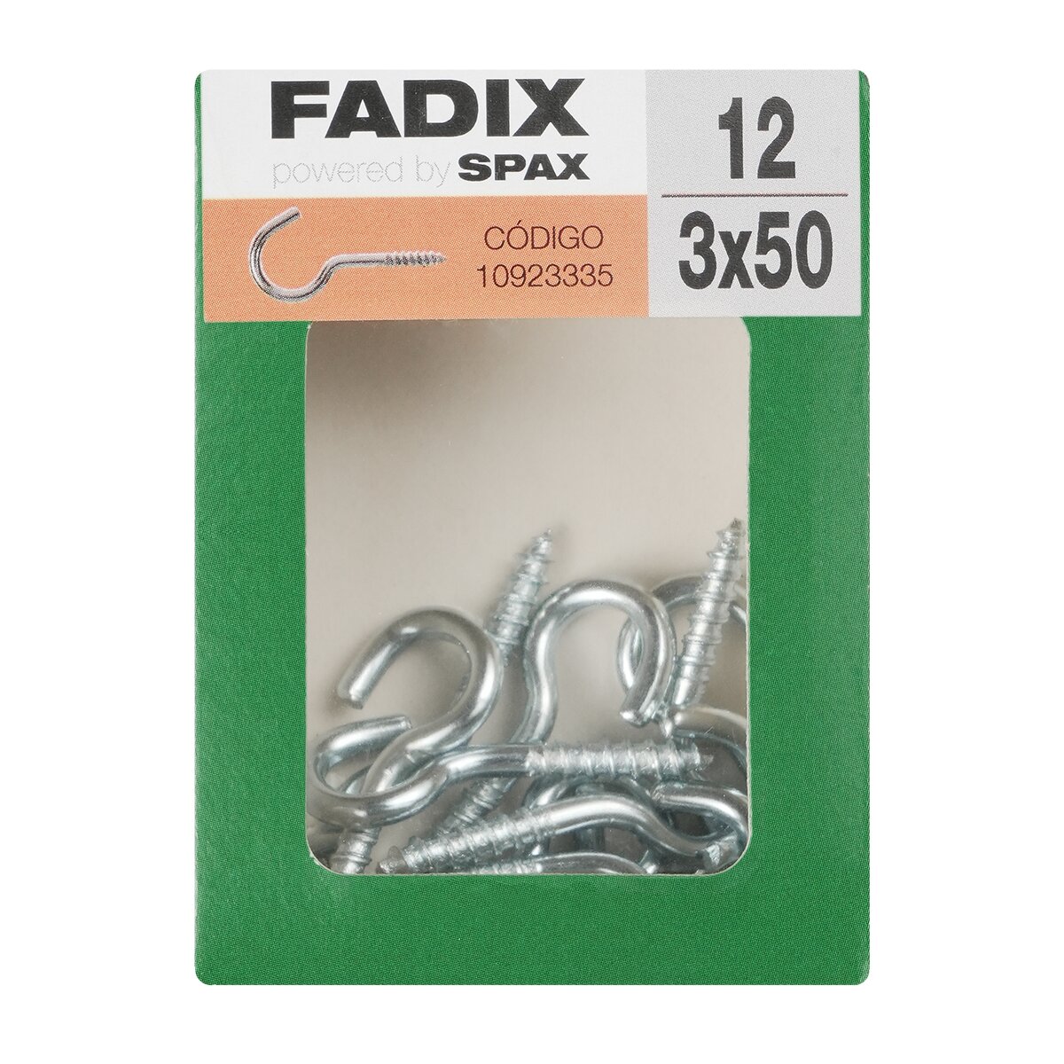 Imagen 0 de Hembrilla Abierta Cinc Ø3 x 50 mm - Caja 12 Uds