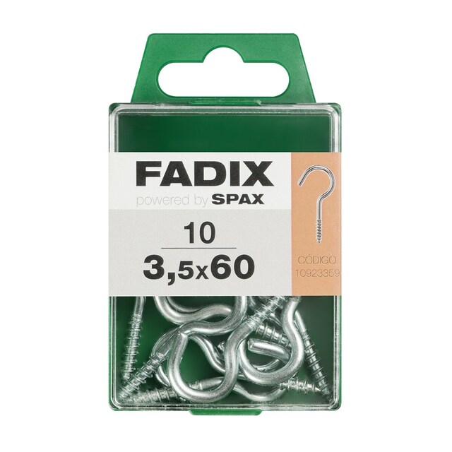 Imagen 0 de Hembrilla Abierta Cinc Ø3,5 x 60 mm - Caja 10 Uds