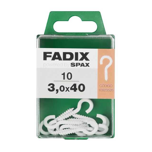 Imagen 0 de Hembrilla Abierta Blanca Ø3 x 40 mm - Caja 10 Uds