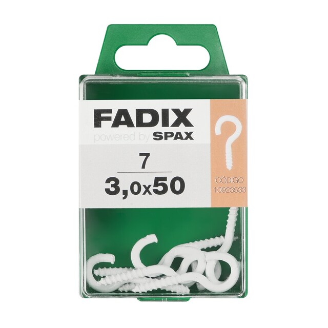 Imagen 0 de Hembrilla Abierta Blanca Ø3 x 50 mm - Caja 7 Uds