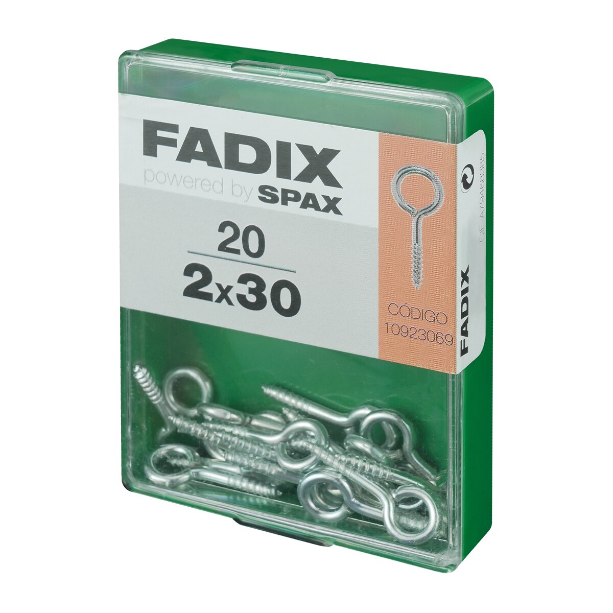 Hembrilla Cerrada Cinc Ø2 x 30 mm - Caja 20 Uds Zincado-2