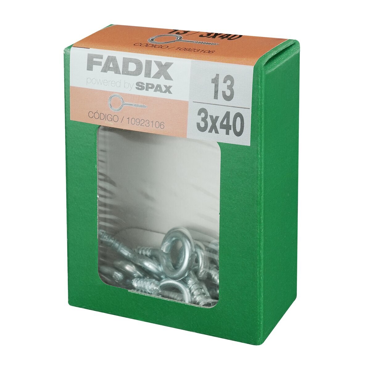 Hembrilla Cerrada Cinc Ø3 x 40 mm - Caja 13 Uds Zincado-2