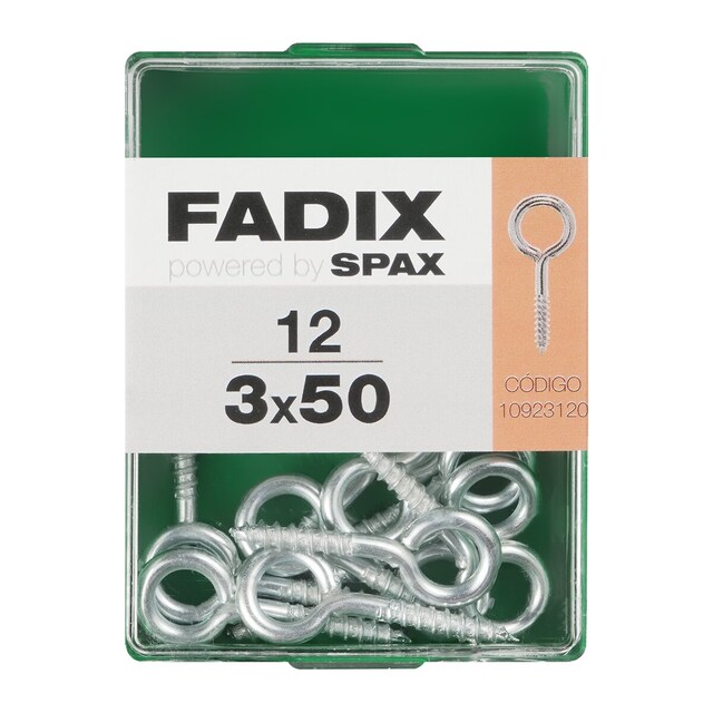 Imagen 0 de Hembrilla Cerrada Cinc Ø3 x 50 mm - Caja 12 Uds