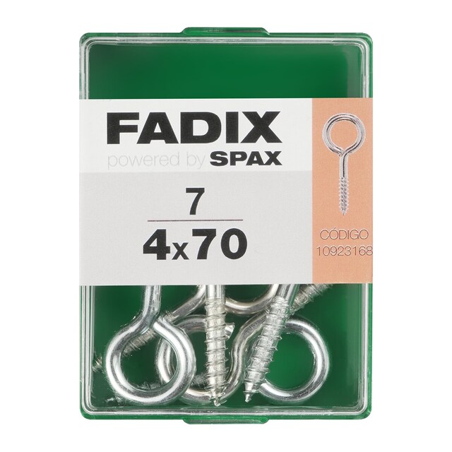 Imagen 0 de Hembrilla Cerrada Cinc Ø4 x 70 mm - Caja 7 Uds