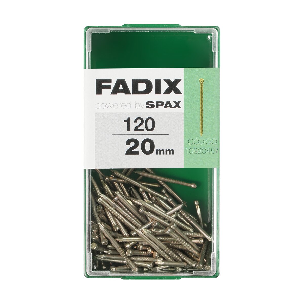 Imagen 0 de Clavo Acero Cabeza Perdida 20 mm - Caja 120 Uds