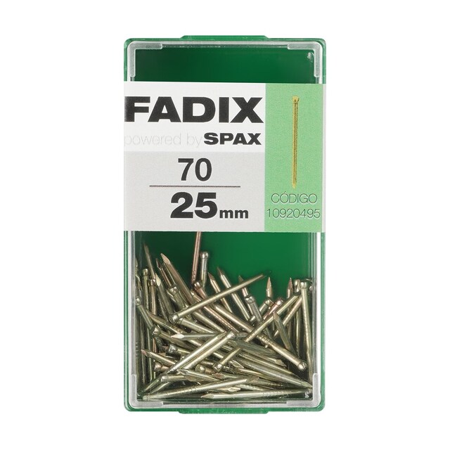 Imagen 0 de Clavo Acero Cabeza Perdida 25 mm - Caja 70 Uds