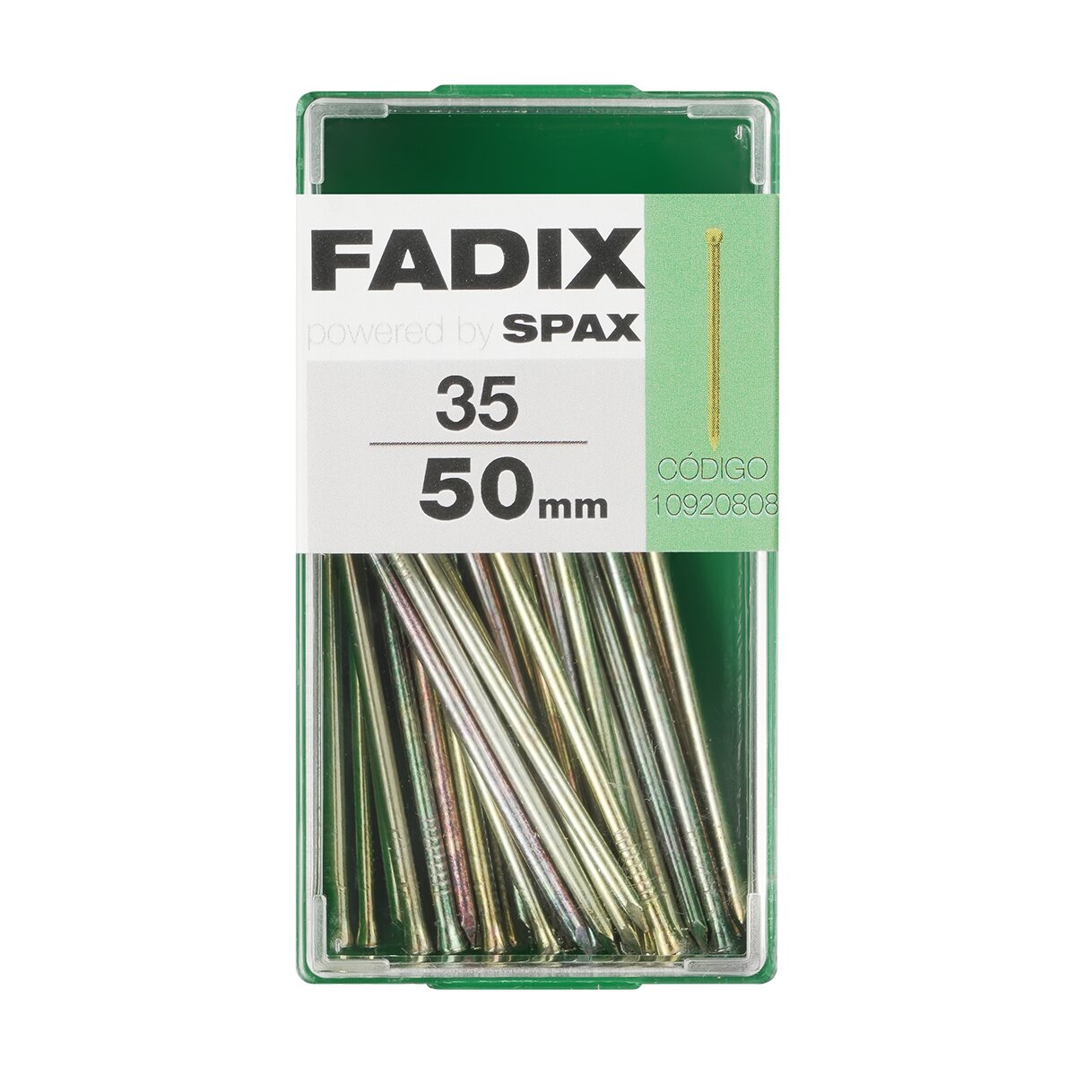Imagen 0 de Clavo Acero Cabeza Perdida 50 mm - Caja 35 Uds