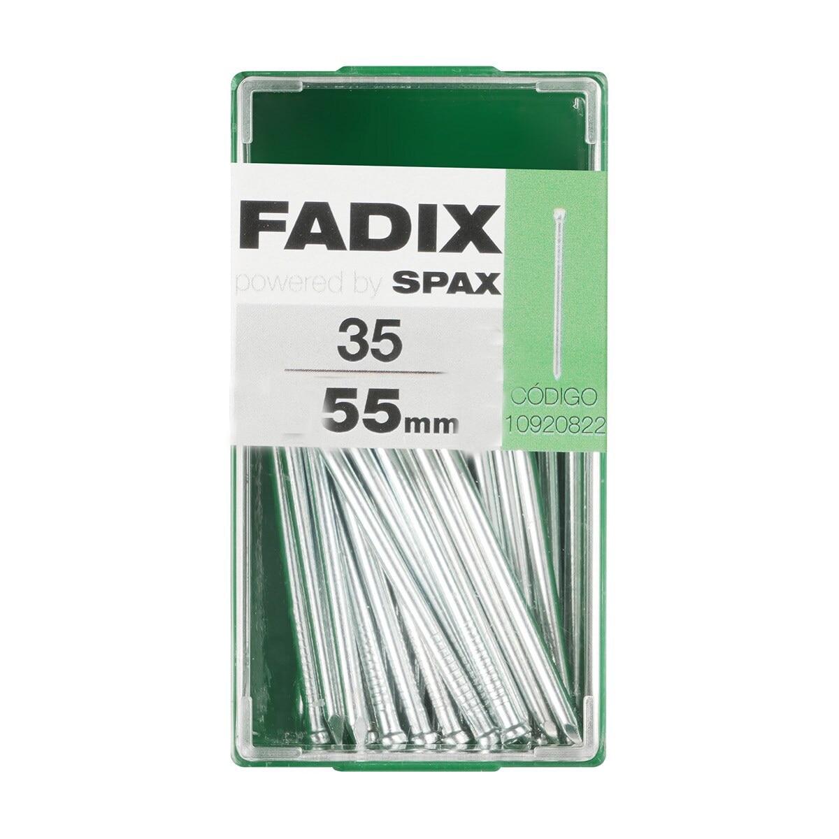 Imagen 0 de Clavo Acero Cabeza Perdida 55 mm - Caja 35 Uds