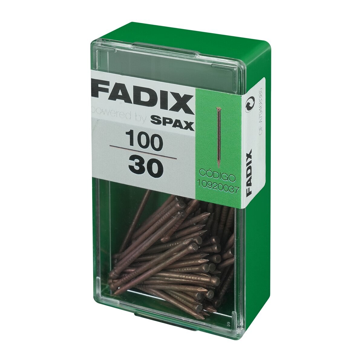 Clavo Acero Rodapiés Ø1,5 x 30 mm - Caja 100 Uds Zincado-2
