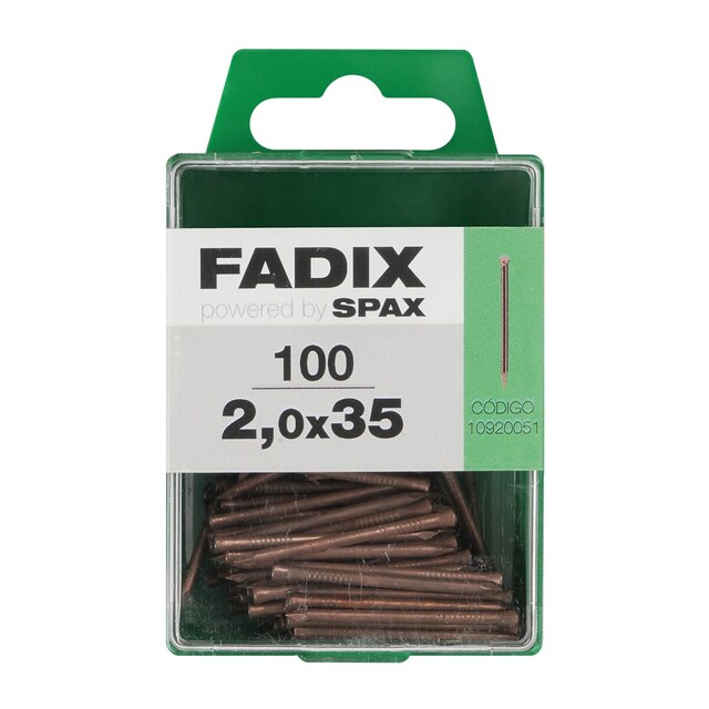 Imagen 0 de Clavo Acero Rodapiés Ø2 x 35 mm - Caja 100 Uds