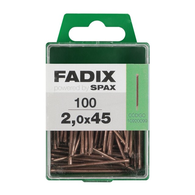 Imagen 0 de Clavo Acero Rodapiés Ø2 x 45 mm - Caja 100 Uds