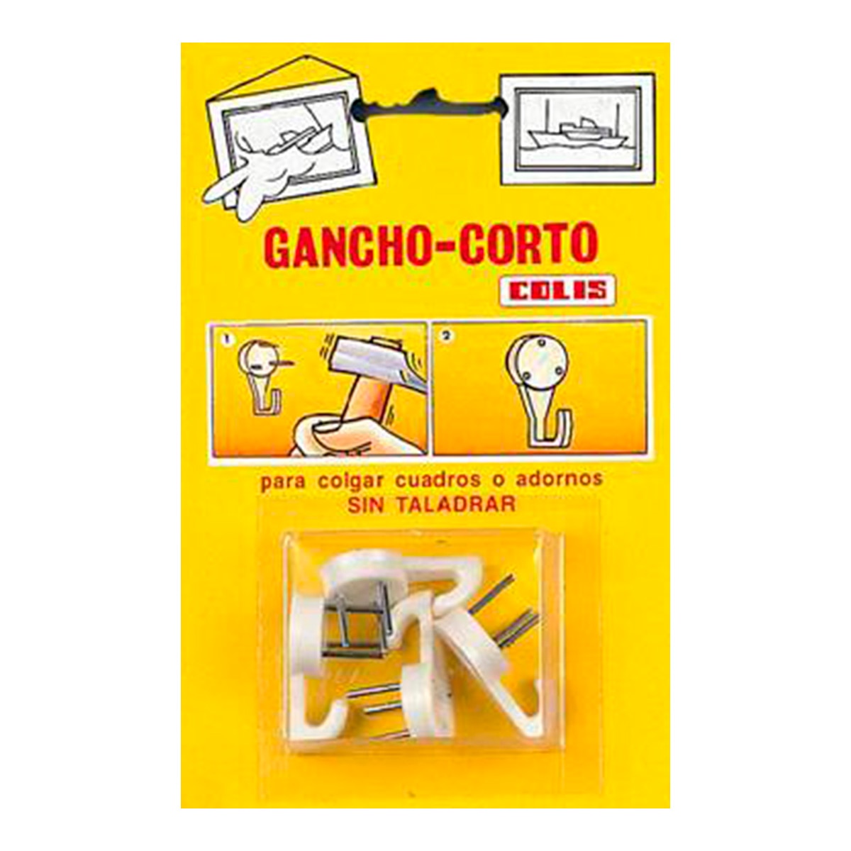 Imagem 0 de Suporte para Quadros de Gancho Curto 4 Unid.