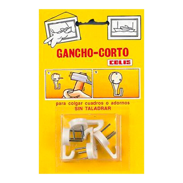 Imagem 0 de Suporte para Quadros de Gancho Curto 4 Unid.