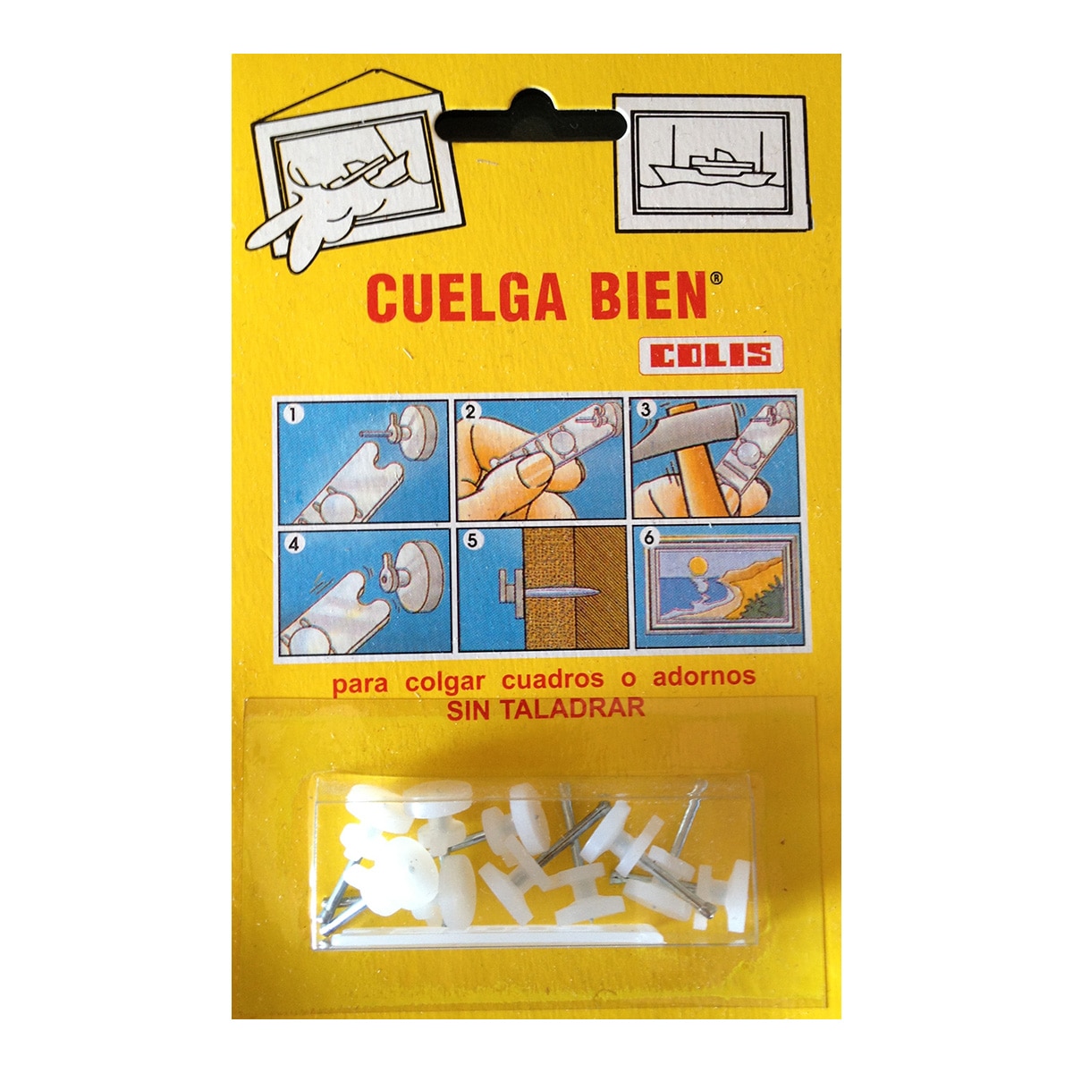 Imagem 0 de Pontas de Suporte para Quadros 10 Unid.