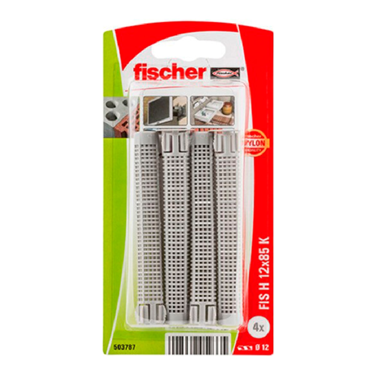 Anclaje Inyección FIS H 12 x 85 mm 4 Uds Gris-2