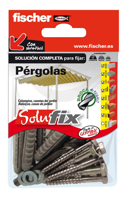 Imagen 0 de Kit Fijación Pérgolas Solufix