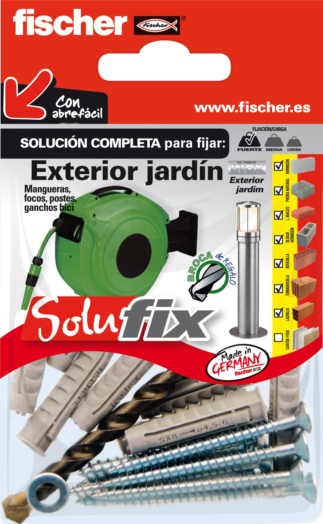 Imagem 0 de Kit Fixação Acessórios de Jardim Solufix