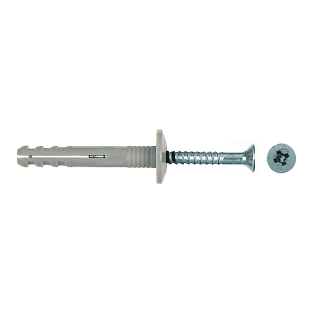 Imagen 0 de Tacos Clavo N 6 x 60 mm y Tornillos 20 Uds