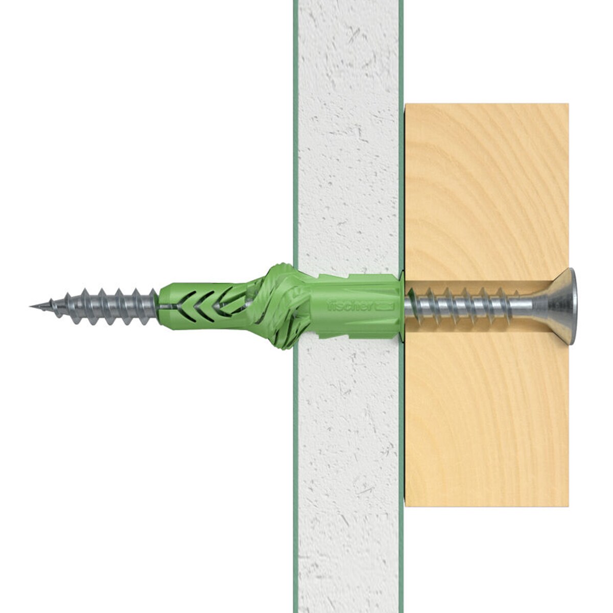 10 Tacos UX Green 6x35 con Tornillos Verde-4