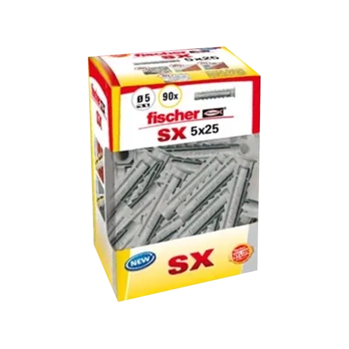 Caja Tacos SX Plus 5x25 - 90 Uds Gris-2