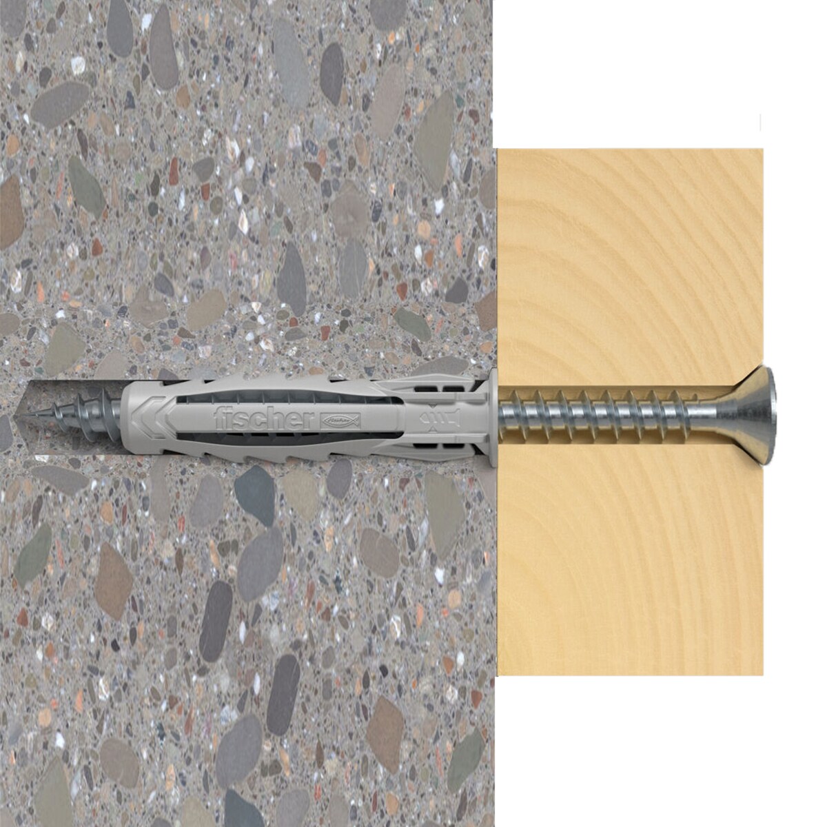 Caja Tacos SX Plus 5x25 S/5 + Tornillos - 40 Uds Gris-4