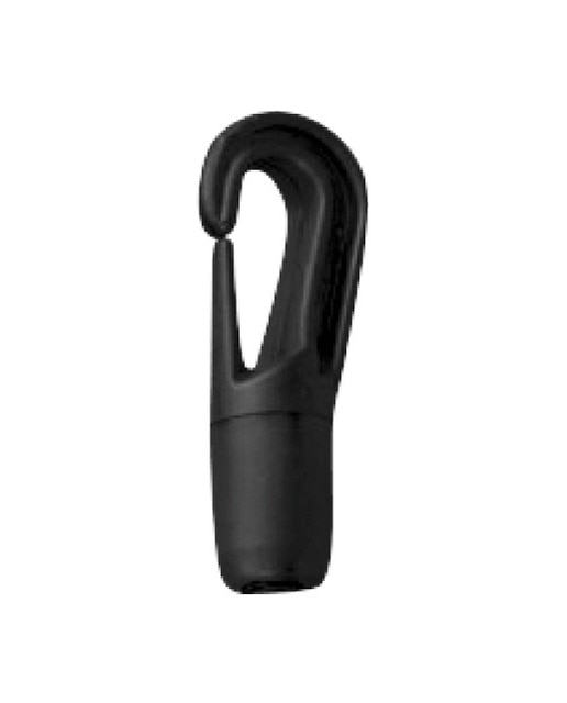 Mosquetón Nylon 2 Uds Negro-1