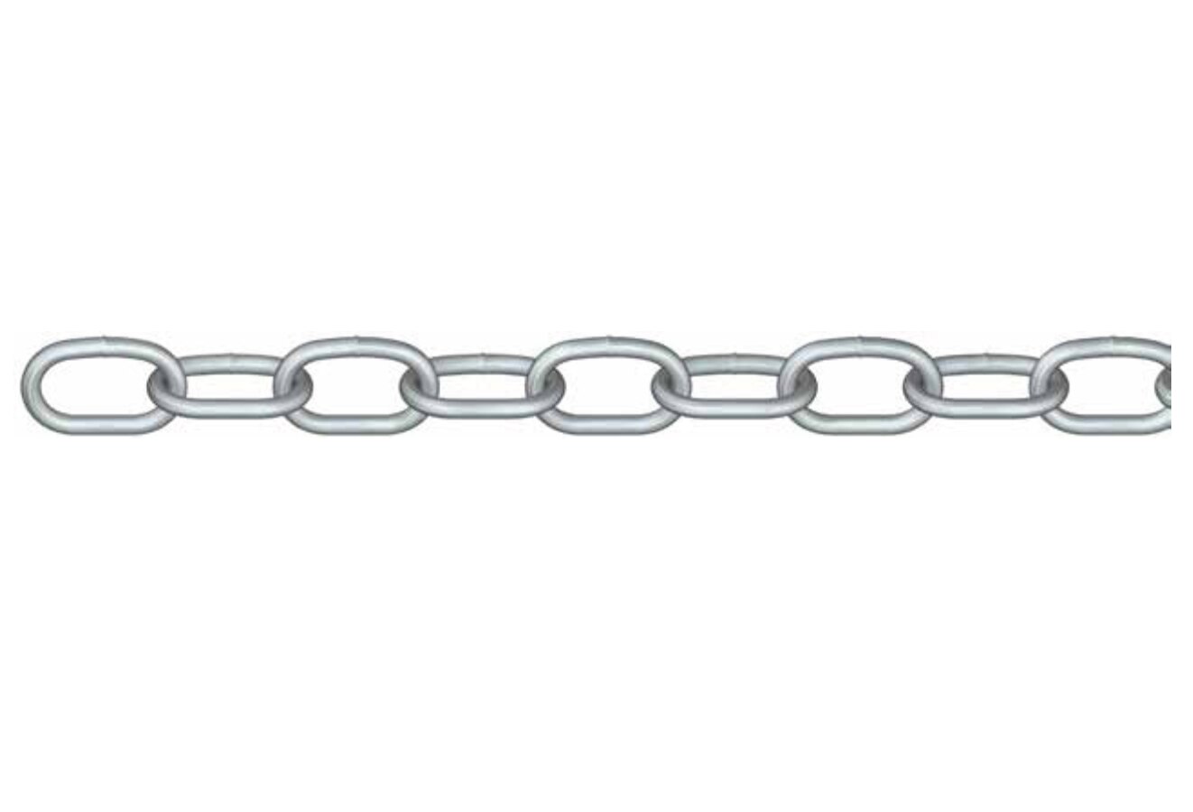 Imagen 0 de Cadena Acero Cincado DIN 5685-2