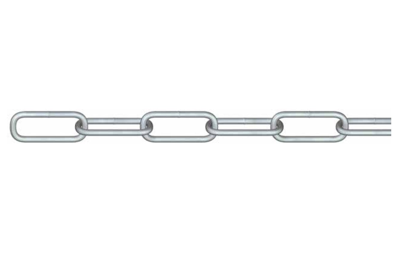 Imagen 0 de Cadena Acero Cincado DIN 5685-1