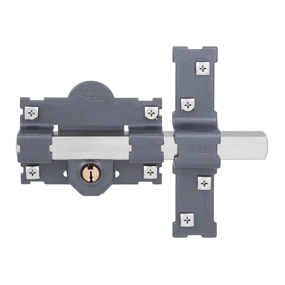 FAC - Cerrojo Seguridad Barra Acero Traba 101-L Pintado.