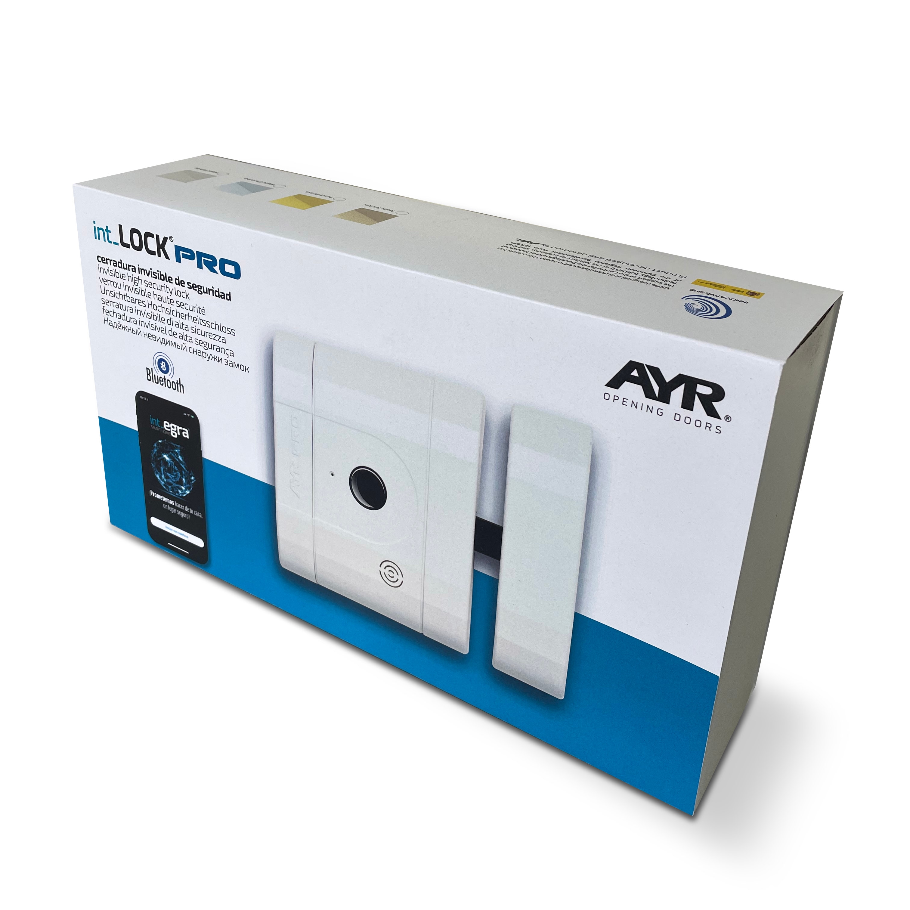 Cerradura Invisible Alta Seguridad int-Lock PRO 508 BlueTooth - Níquel Mate Níquel Mate-4