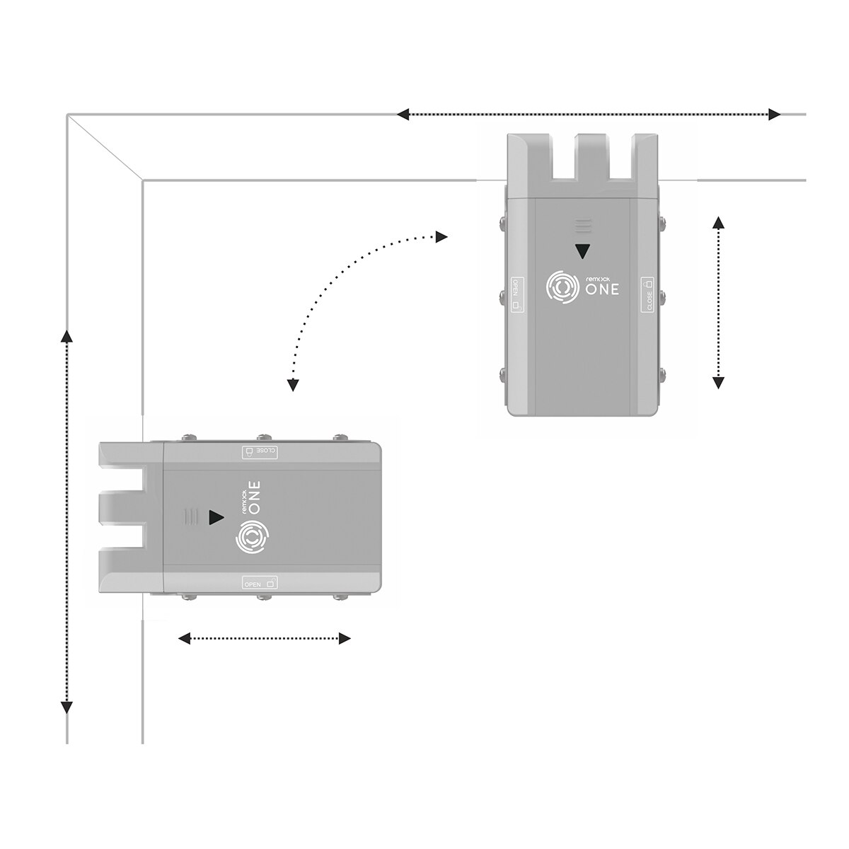 Cerradura de Seguridad Invisible Remock ONE - Plata Plata-9