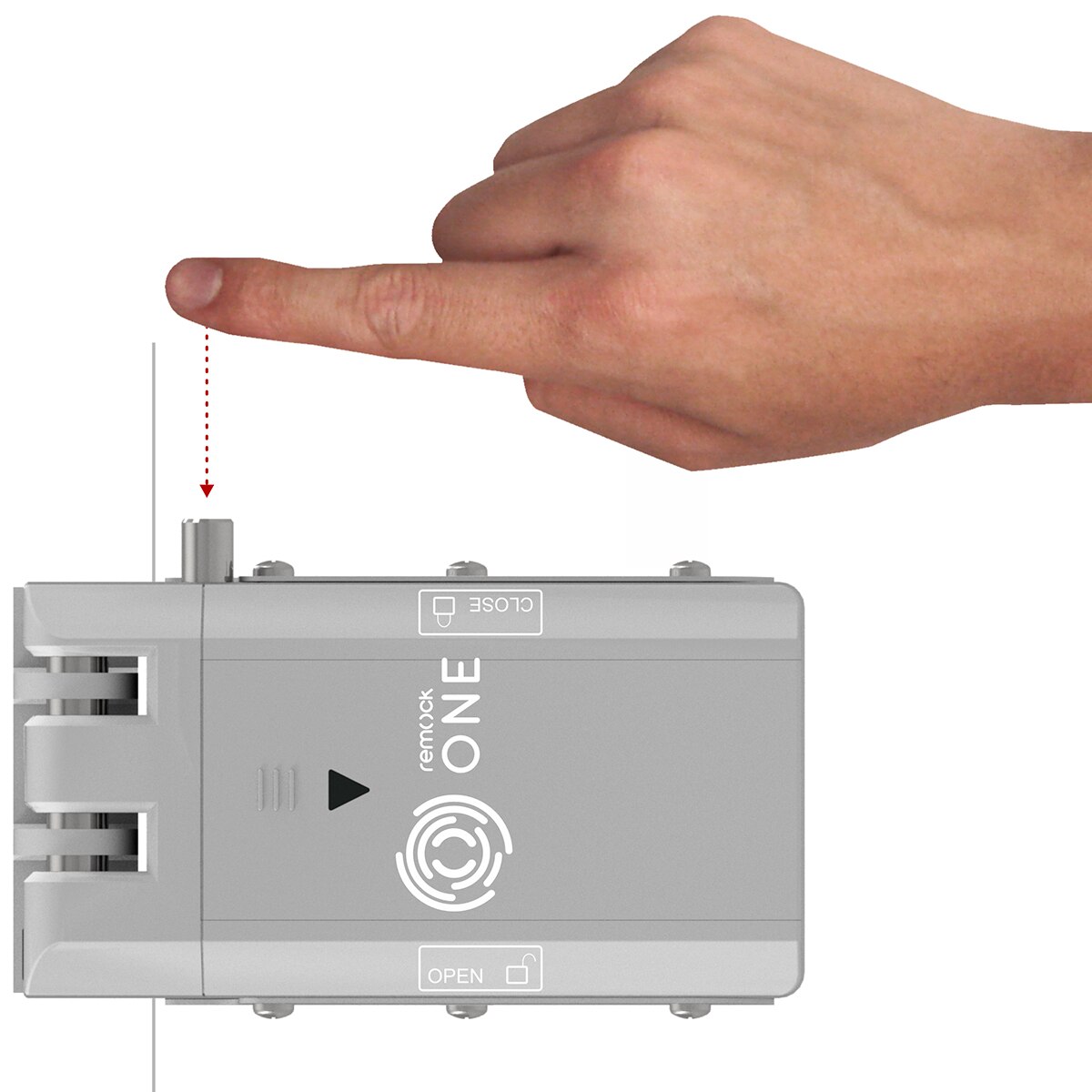 Cerradura de Seguridad Invisible Remock ONE - Plata Plata-14