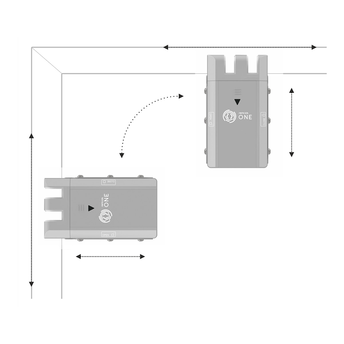 Cerradura de Seguridad Invisible Remock ONE Latón-9