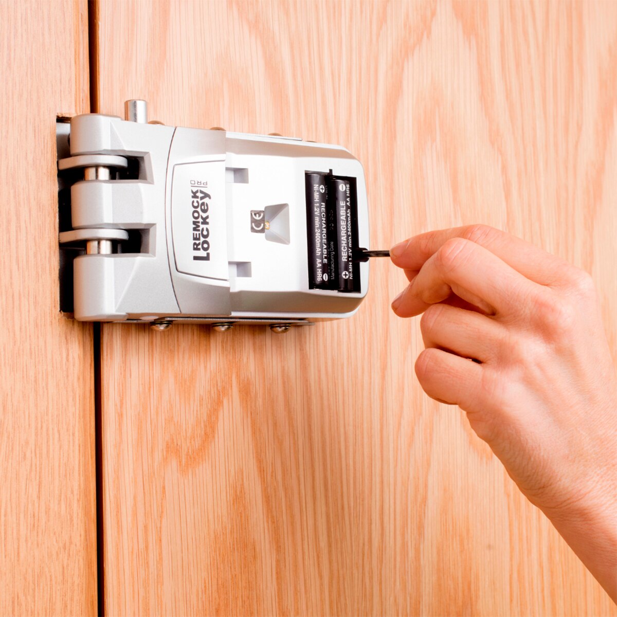Cerradura de Seguridad Invisible Remock PRO - Blanco Blanco-3