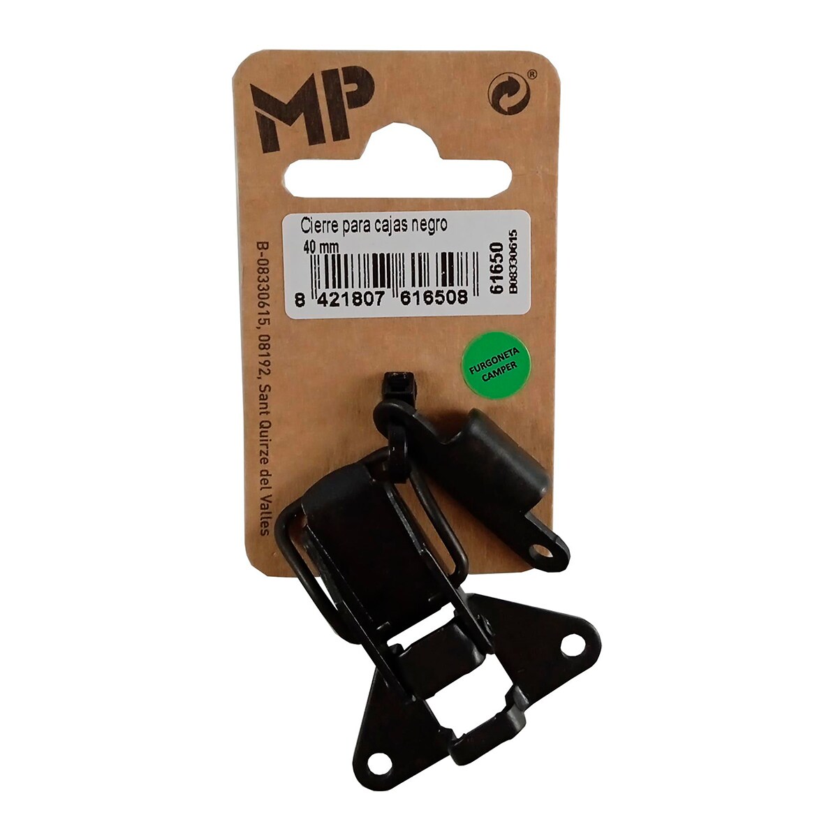 Cierre  Cajas Pavonado 40 mm Negro-3