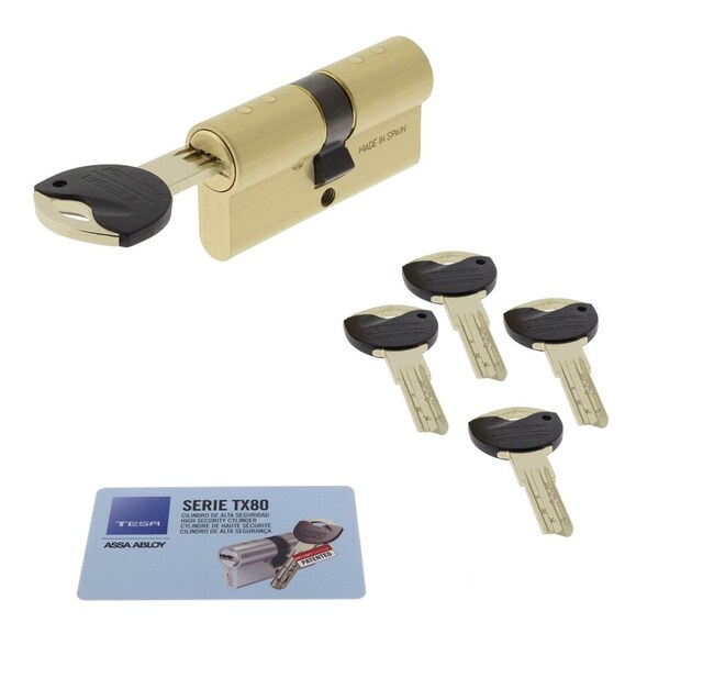 Imagen 0 de Cilindro Alta Seguridad Leva Larga 30 X 30 mm