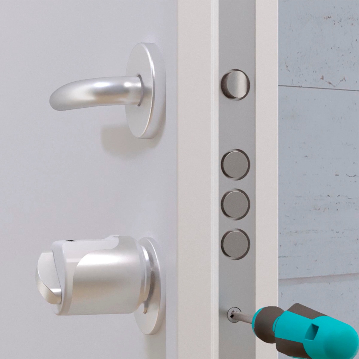 Cerradura Inteligente con Cilindro Remock Magic - Níquel 30 x 40 mm Níquel-5