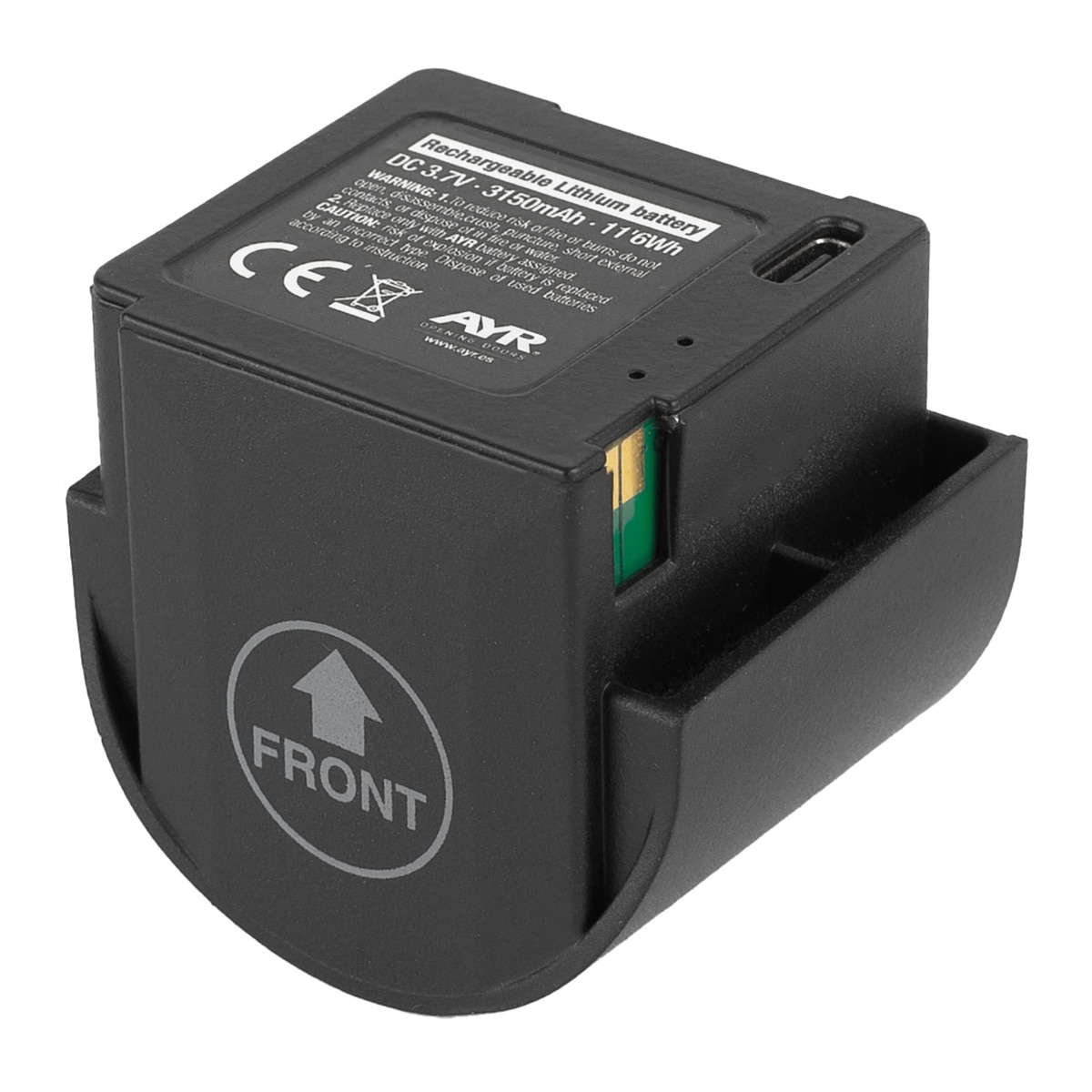 AYR - Batería Litio para Recambio Cerradura Electrónica Inteligente INT_PASS.