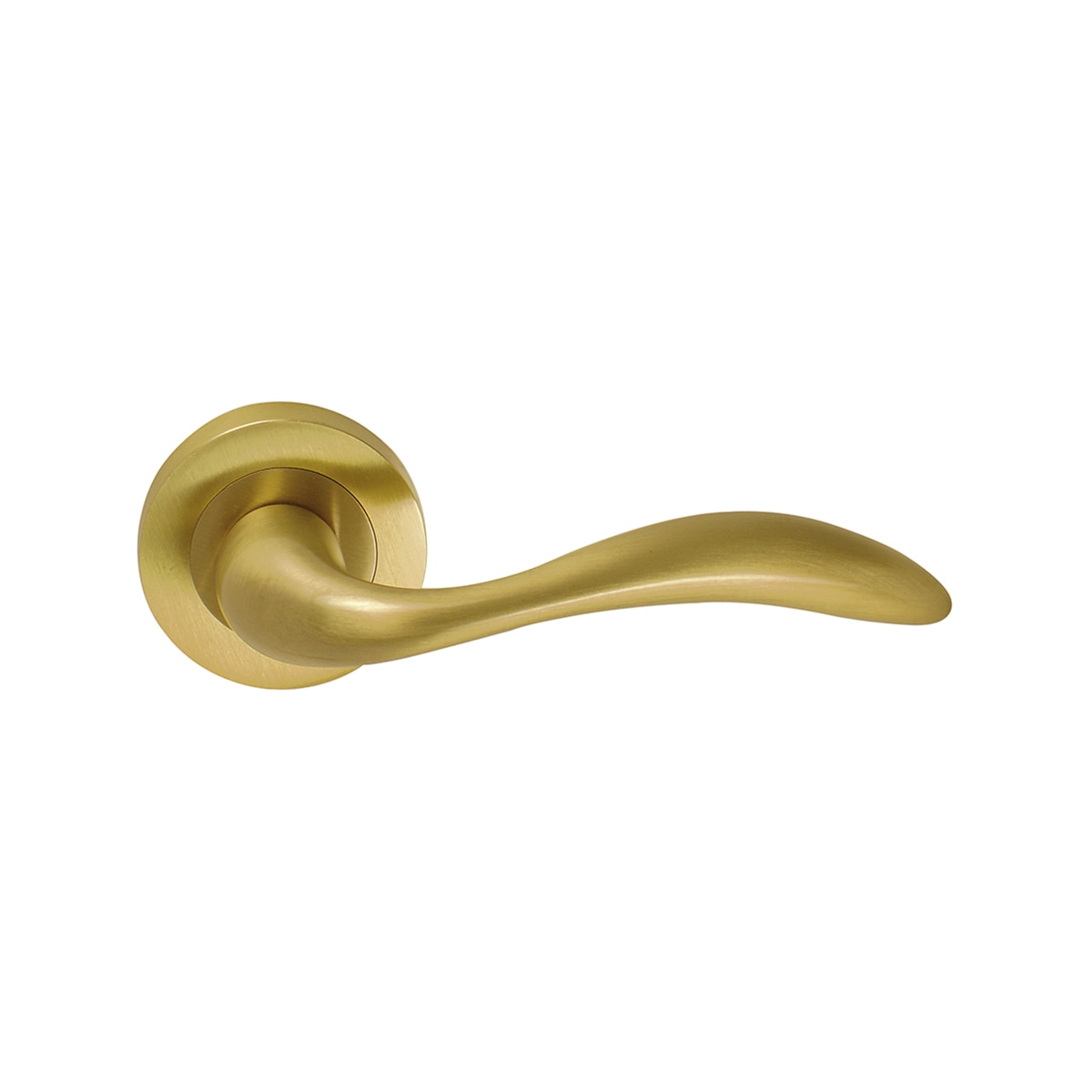 Juego Manilla Roseta Redonda 50 x 135 x 55 mm Latón mate-1