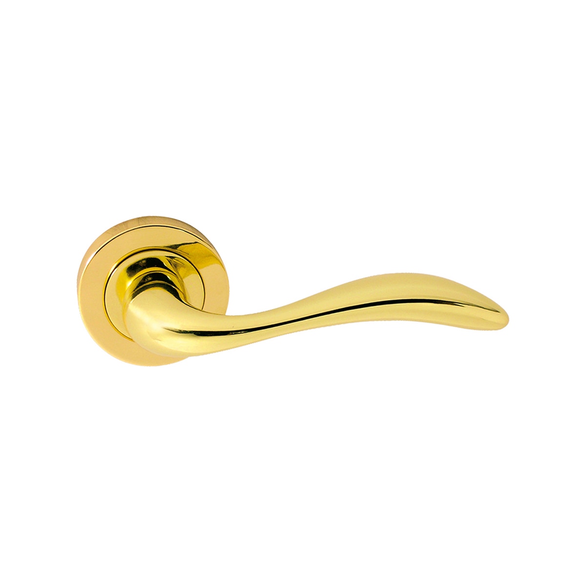 Juego Manilla Roseta Redonda 50 x 135 x 55 mm Dorado Pulido-1