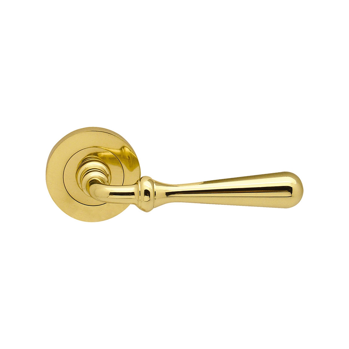 Juego Manilla Roseta Redonda 50 x 125 x 65 mm Dorado Pulido-1
