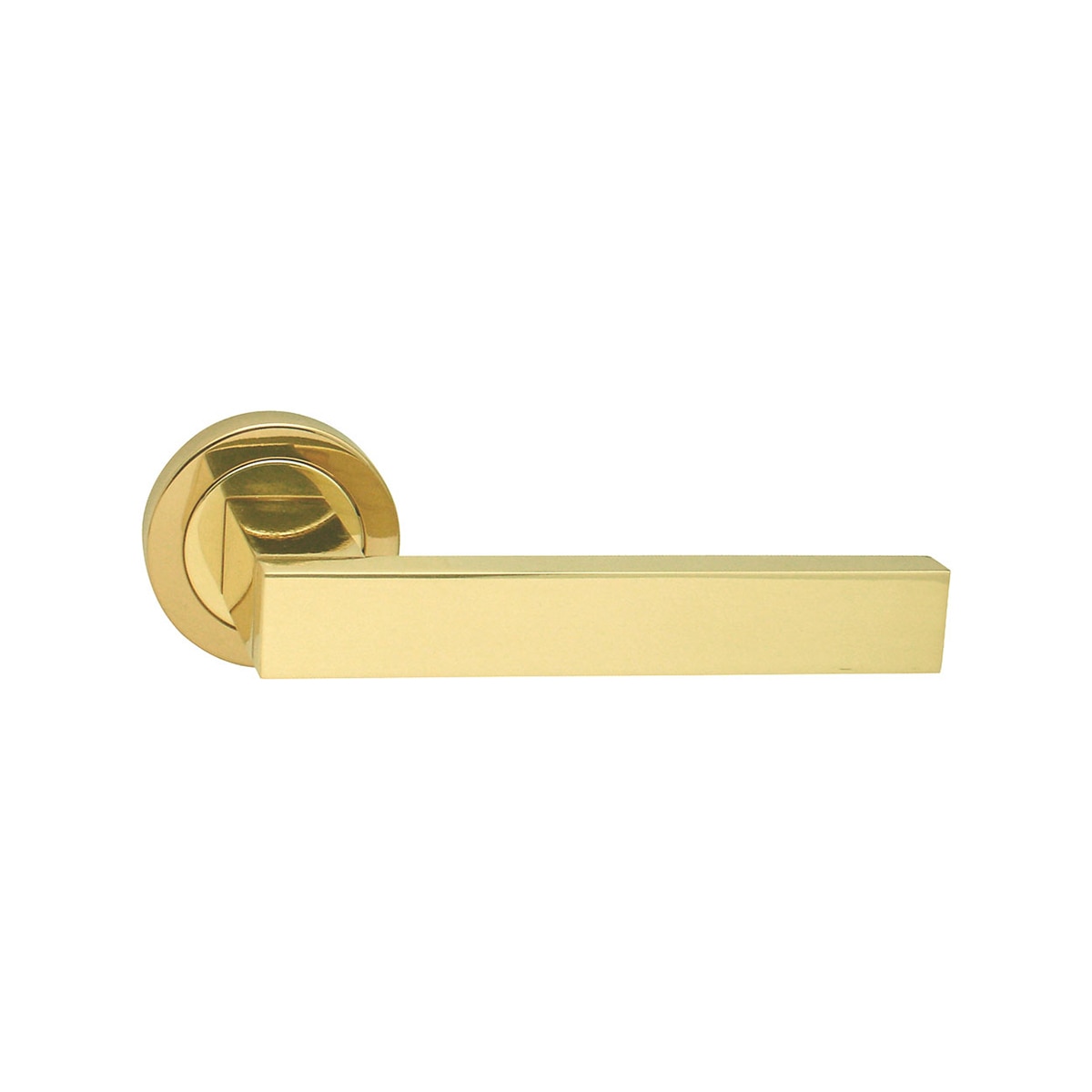 Juego Manilla Roseta Redonda 50 x 135 x 60 mm Dorado Pulido-1