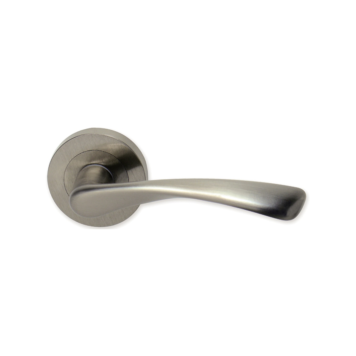 Juego Manilla Roseta Redonda 50 x 125 x 50 mm Níquel Mate-1