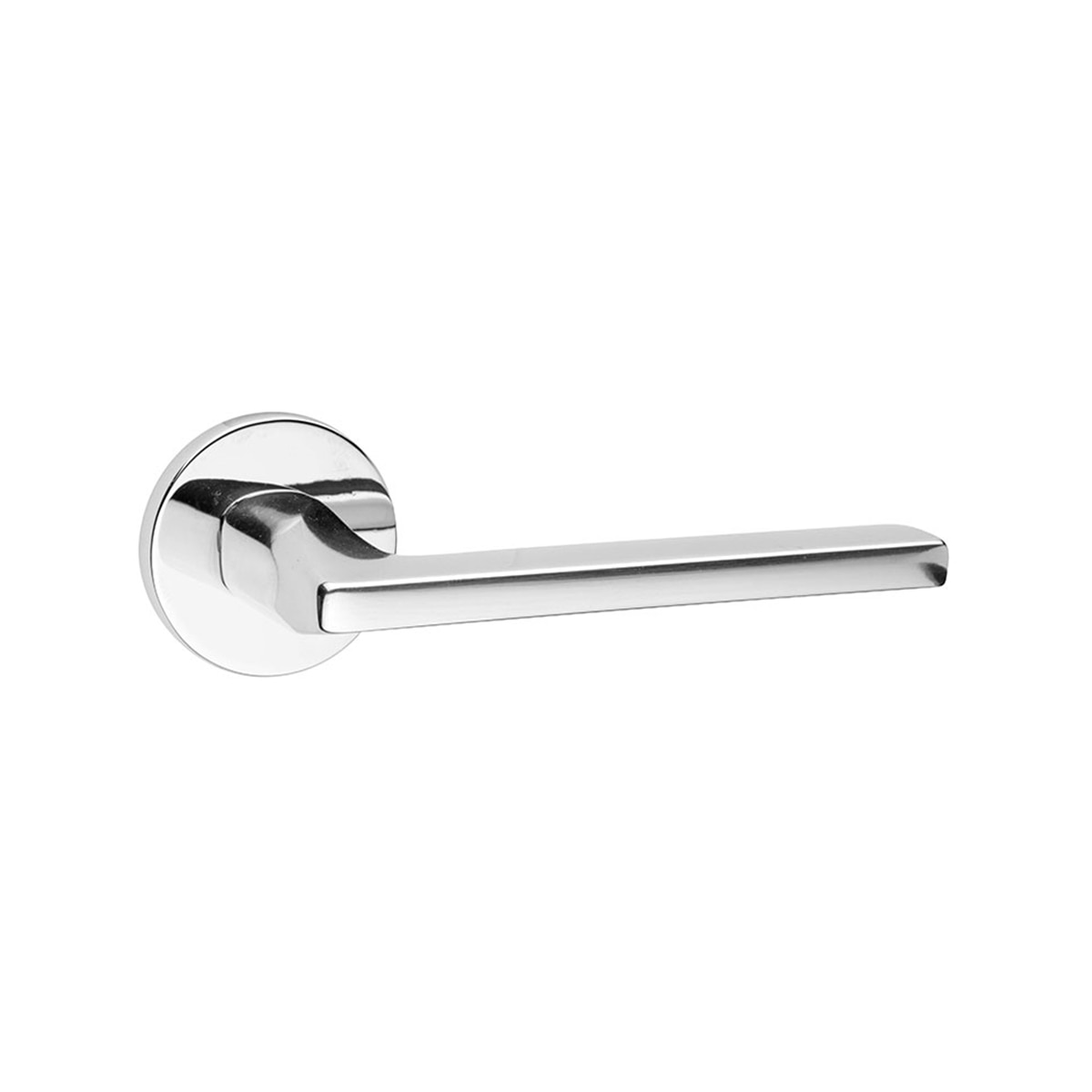 Juego Manilla Roseta Redonda 50 x 140 x 55 mm Cromo brillo-1