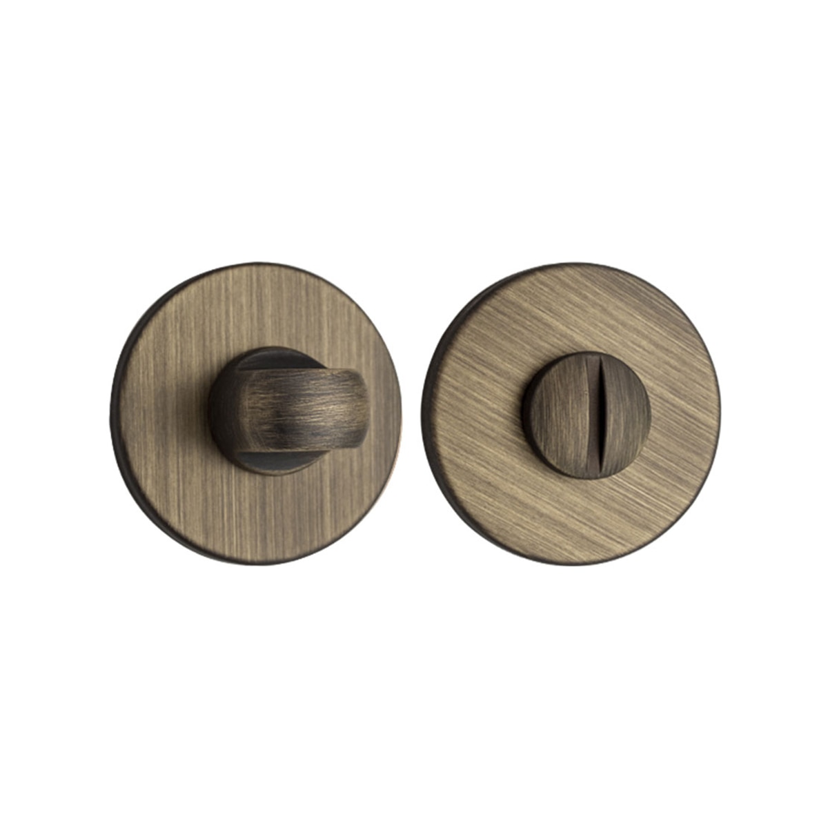 Condena Redonda Ø 50 x 27 mm Cuero Inglés-1