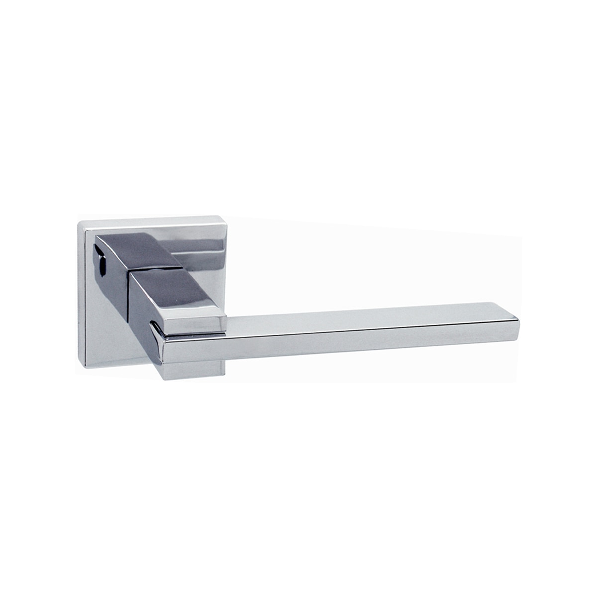 Juego Manilla Roseta Cuadrada 50 x 131 x 60 mm Cromo brillo-1