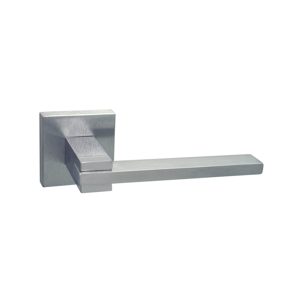 Juego Manilla Roseta Cuadrada 50 x 131 x 60 mm Cromo satinado-1
