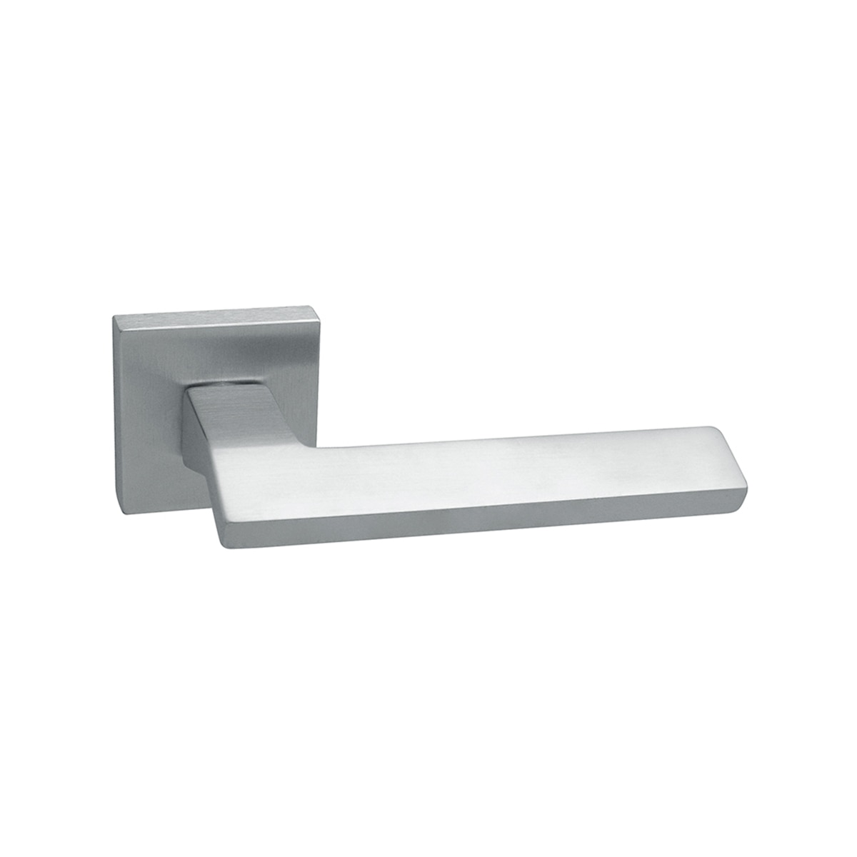 Juego Manilla Roseta Cuadrada 50 x 139 x 63 mm Cromo satinado-1
